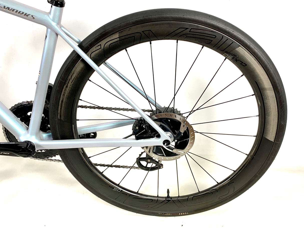 2022 Specialized S-Works Aethos Dura Ace Di2 11 Speed Roval Carbon Wheels Size: 49cm