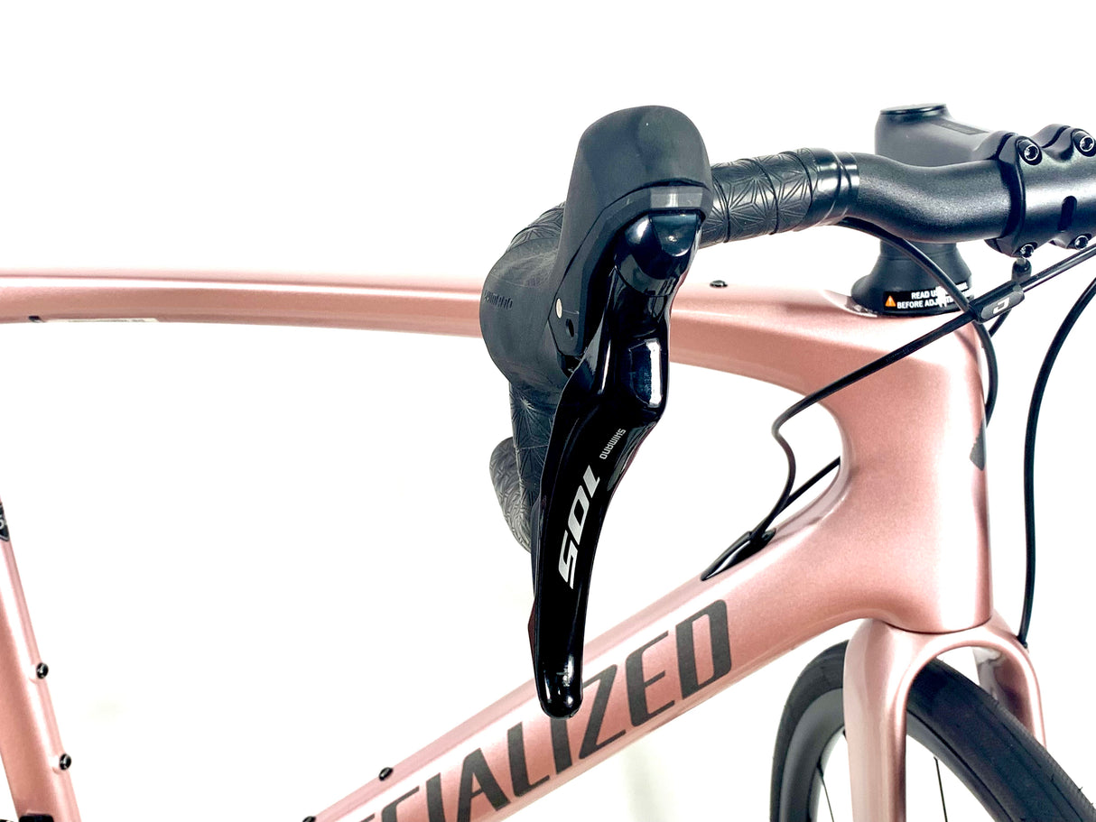 2025 Specialized Roubaix SL8 Sport Shimano 105 12-Speed DT Swiss Wheels Size: 58cm (Preowned)