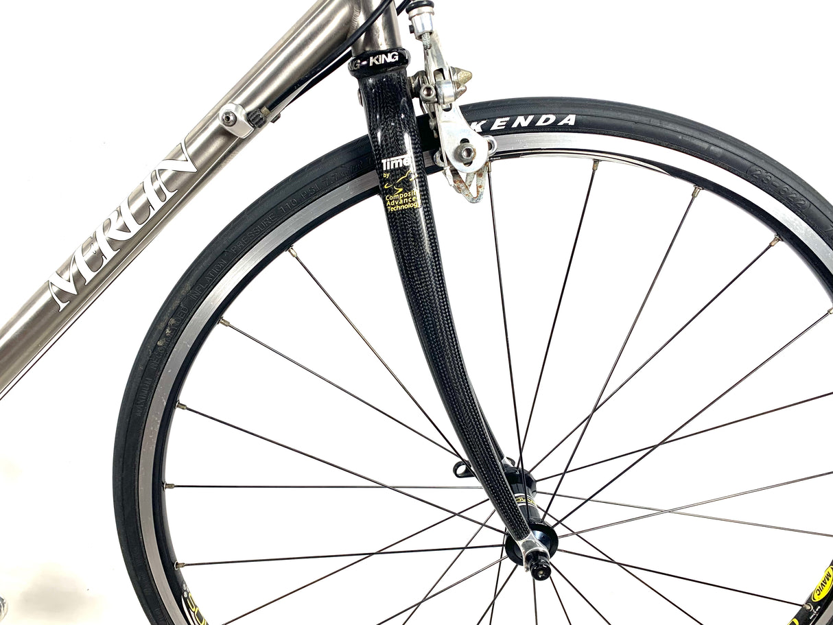 Merlin Titanium Road Bike Camagnolo 8 Speed Mavic Alloy Wheels Size 58cm