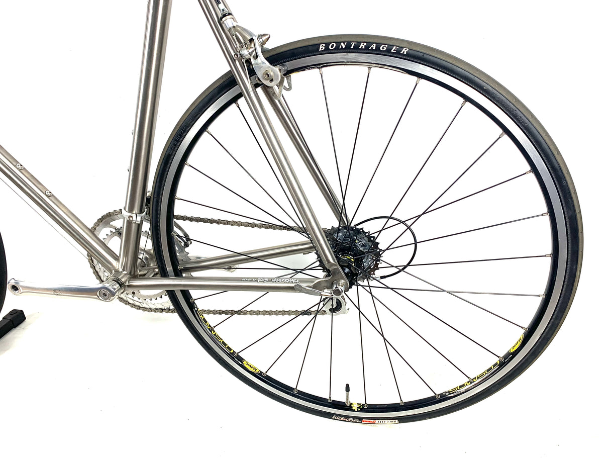 Merlin Titanium Road Bike Camagnolo 8 Speed Mavic Alloy Wheels Size 58cm