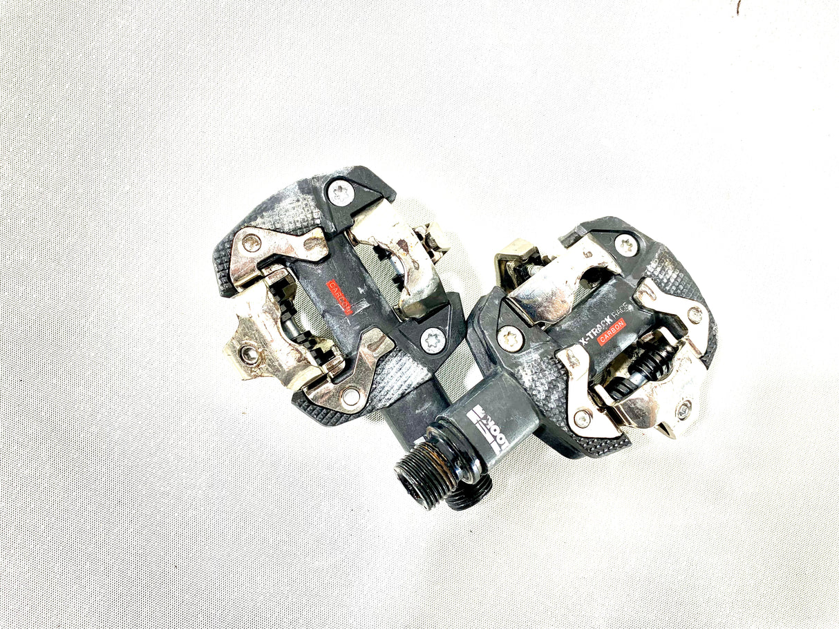Look X-Track Race Carbon Clipless MTB Pedals 9/16 Spindle(Preowned)