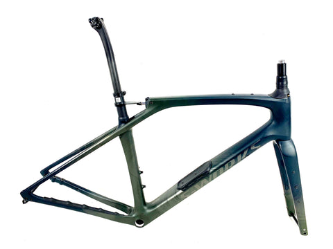 2023 Specialized S-Works Diverge STR Frameset Satin Forest Green Size: 58cm