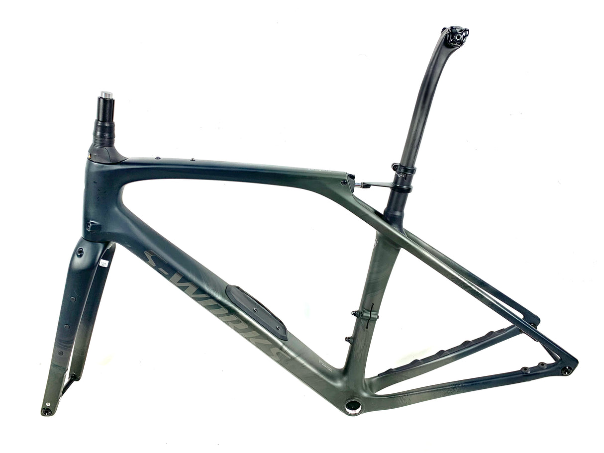 2023 Specialized S-Works Diverge STR Frameset Satin Forest Green Size: 58cm