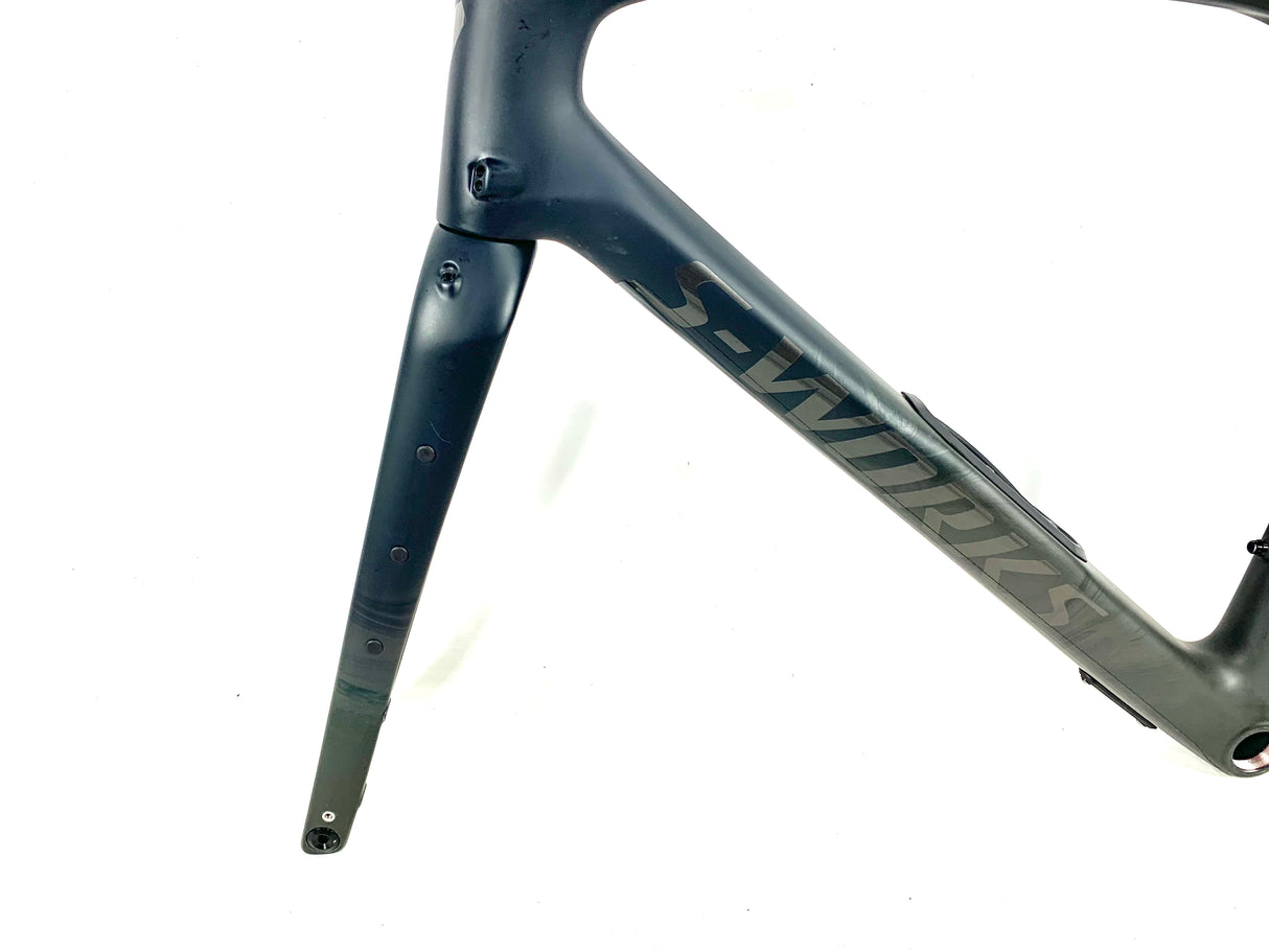 2023 Specialized S-Works Diverge STR Frameset Satin Forest Green Size: 58cm