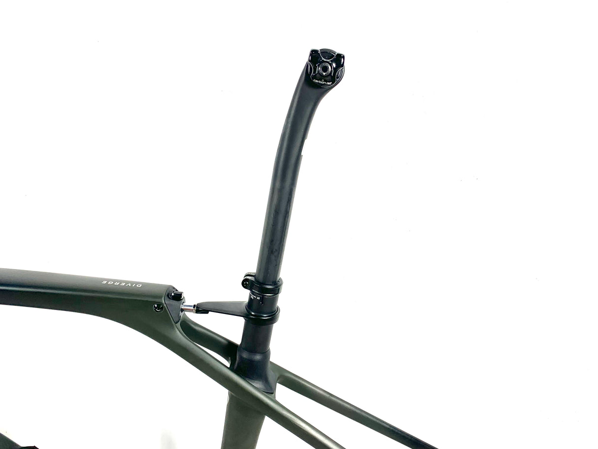 2023 Specialized S-Works Diverge STR Frameset Satin Forest Green Size: 58cm