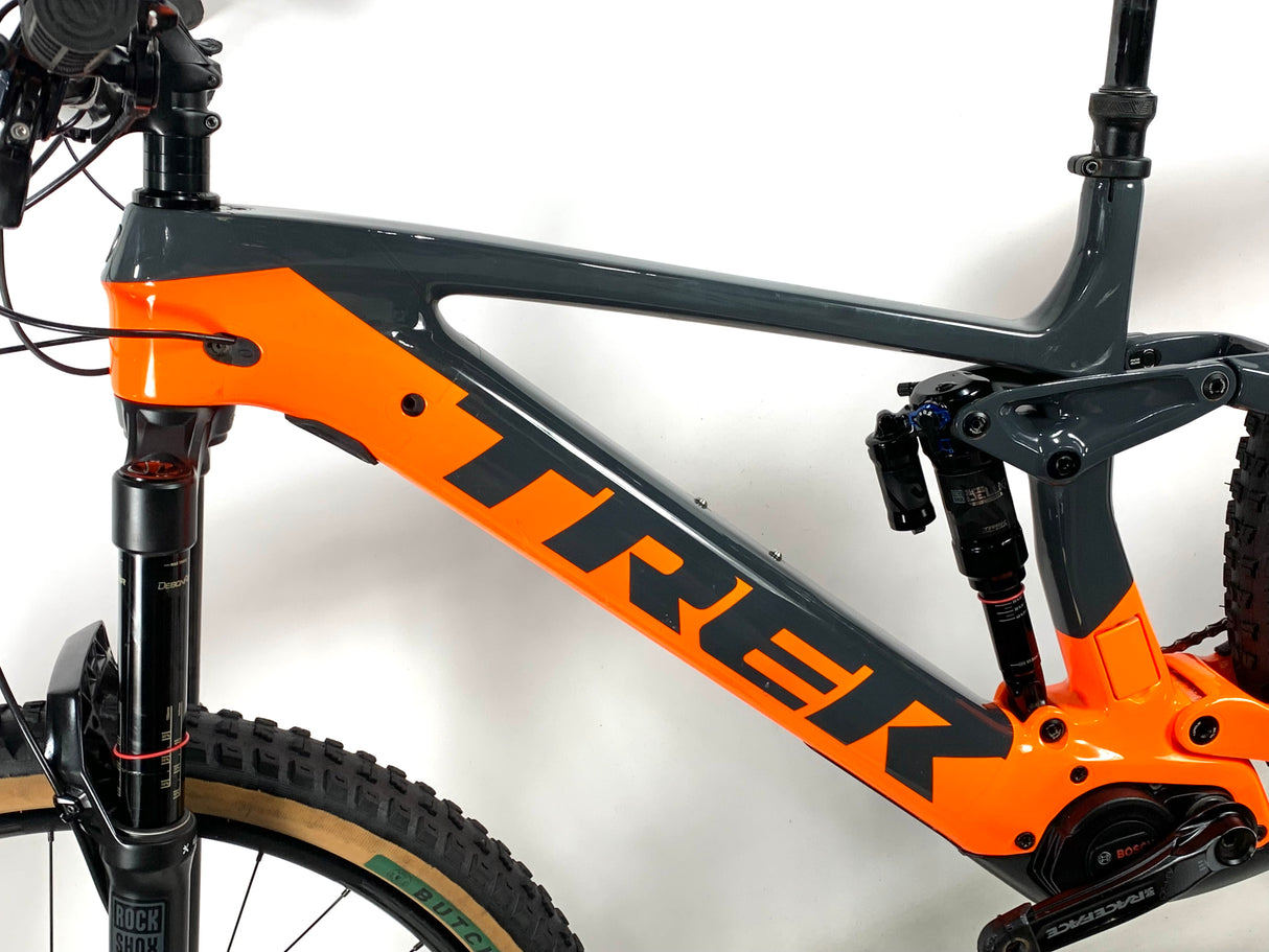 2020 Trek Rail 9.8 Full Suspension E-Mountain Bontrager 29er Alloy Wheels Size: Large