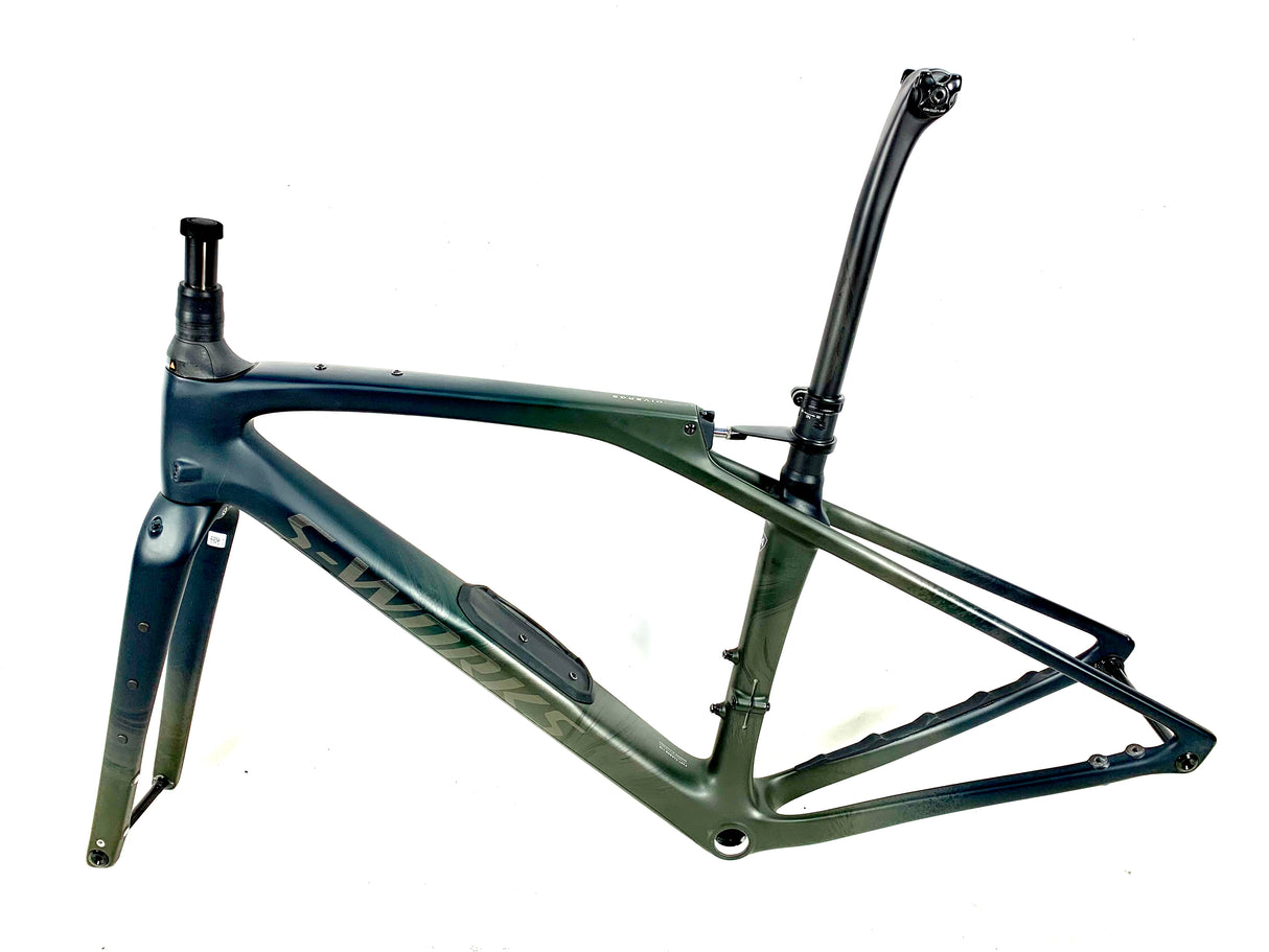 2023 Specialized S-Works Diverge STR Frameset Satin Forest Green Size: 54cm