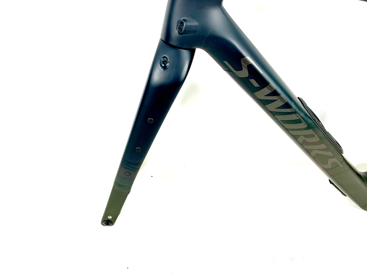 2023 Specialized S-Works Diverge STR Frameset Satin Forest Green Size: 54cm