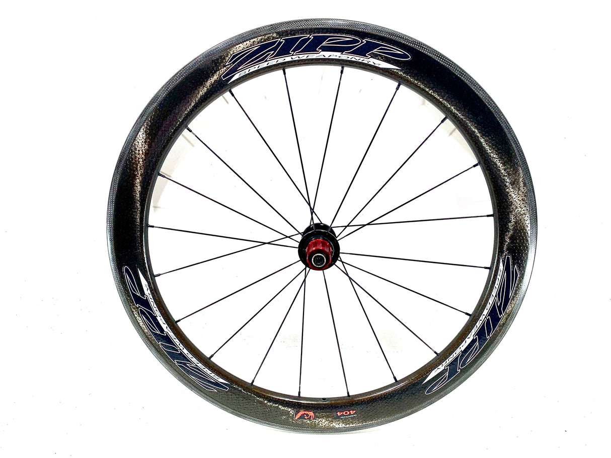 Zipp 404 Firecrest Carbon Clincher Wheelset Rim Brake Shimano/SRAM 10/11 Speed (Preowned)