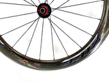 Zipp 404 Firecrest Carbon Clincher Wheelset Rim Brake Shimano/SRAM 10/11 Speed (Preowned)