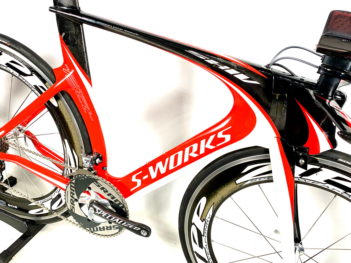 Specialized S-Works Shiv Carbon SRAM Red 10 Speed ZIPP 808 Wheels Size Medium