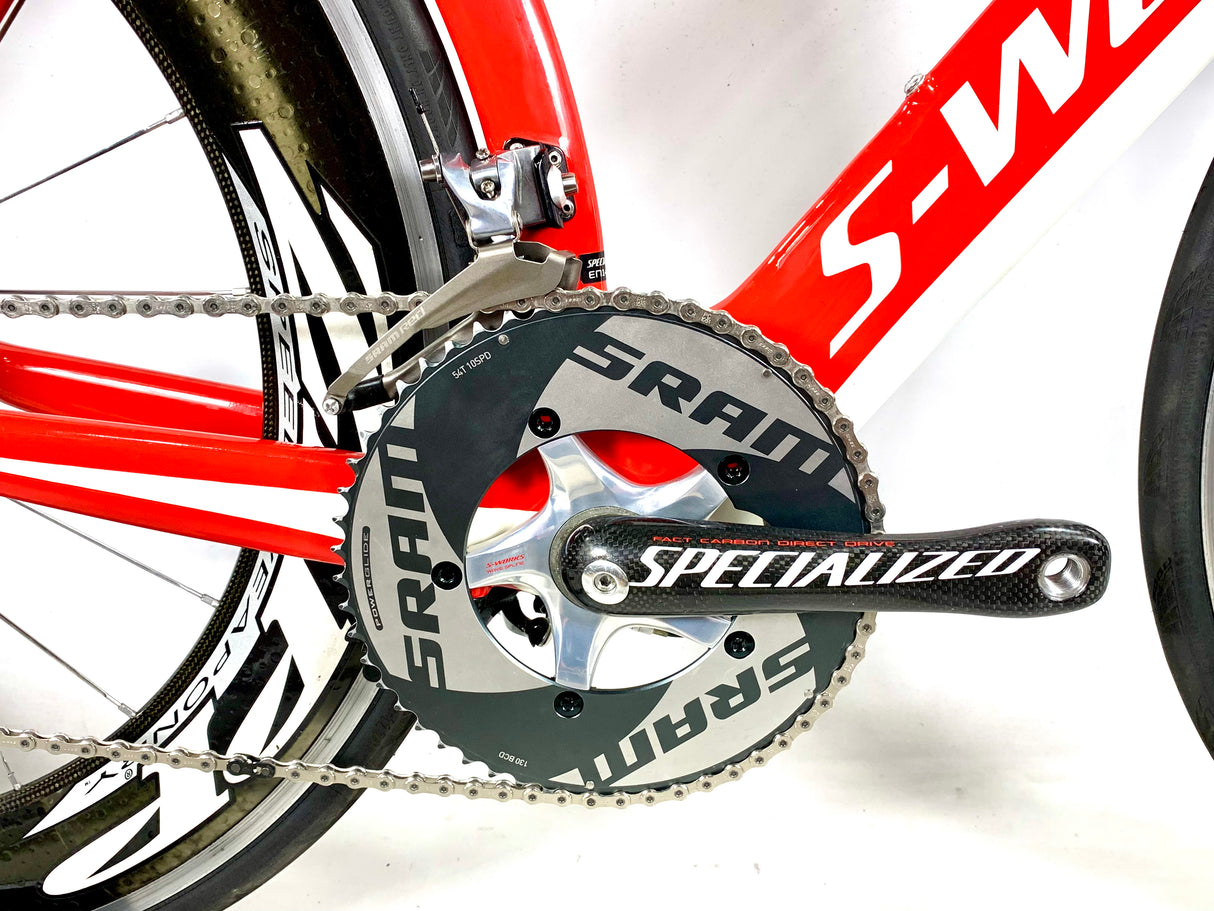Specialized S-Works Shiv Carbon SRAM Red 10 Speed ZIPP 808 Wheels Size Medium