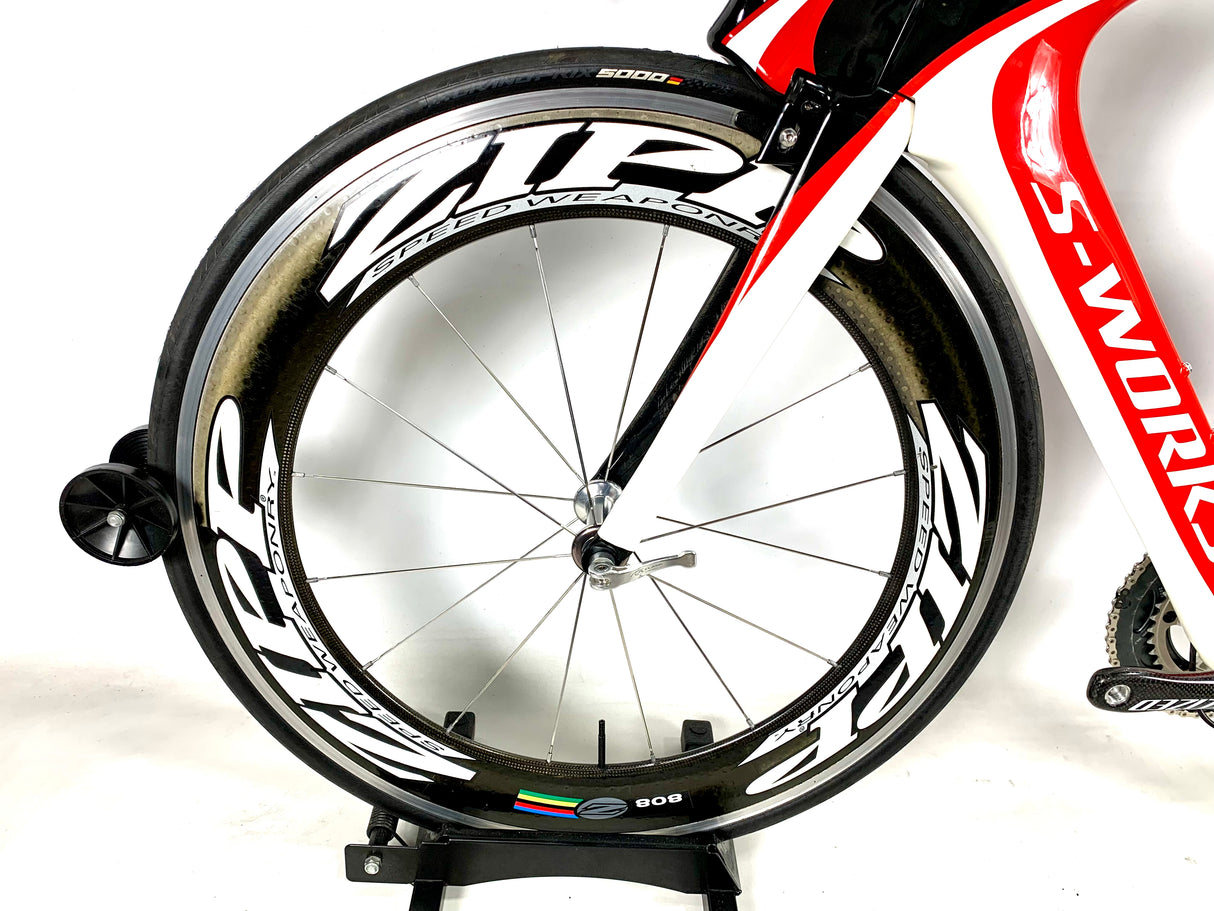 Specialized S-Works Shiv Carbon SRAM Red 10 Speed ZIPP 808 Wheels Size Medium