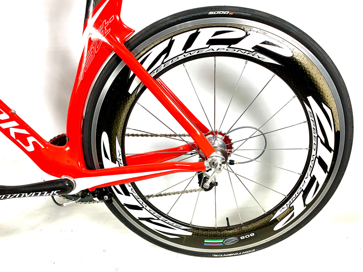 Specialized S-Works Shiv Carbon SRAM Red 10 Speed ZIPP 808 Wheels Size Medium