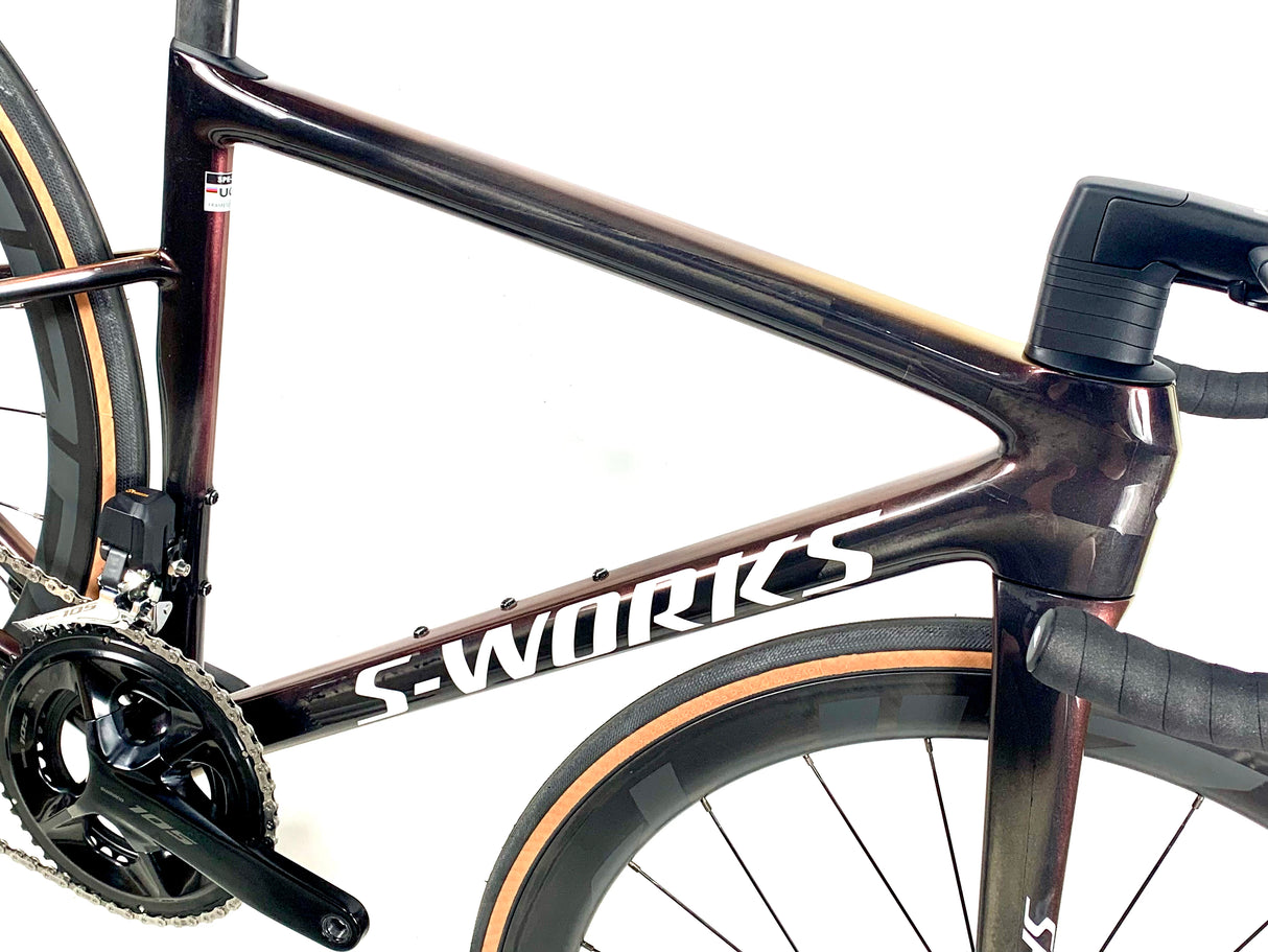 2024 Specialized S-Works Tarmac SL8 Shimano 105 Di2 Zipp Carbon Wheels Size: 49cm