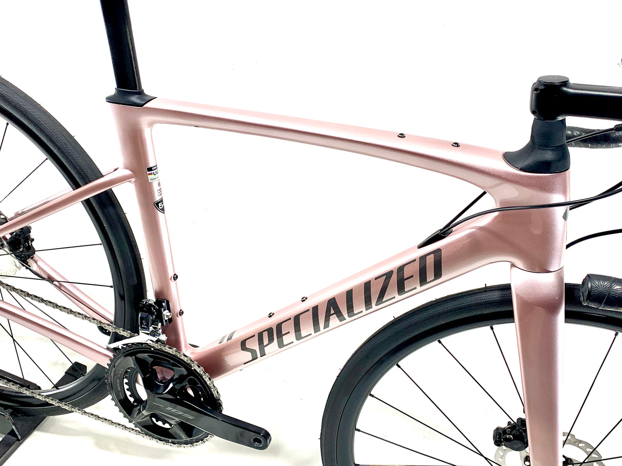 2025 Specialized Roubaix SL8 Sport Shimano 105 12-Speed Size: 54cm (Preowned)