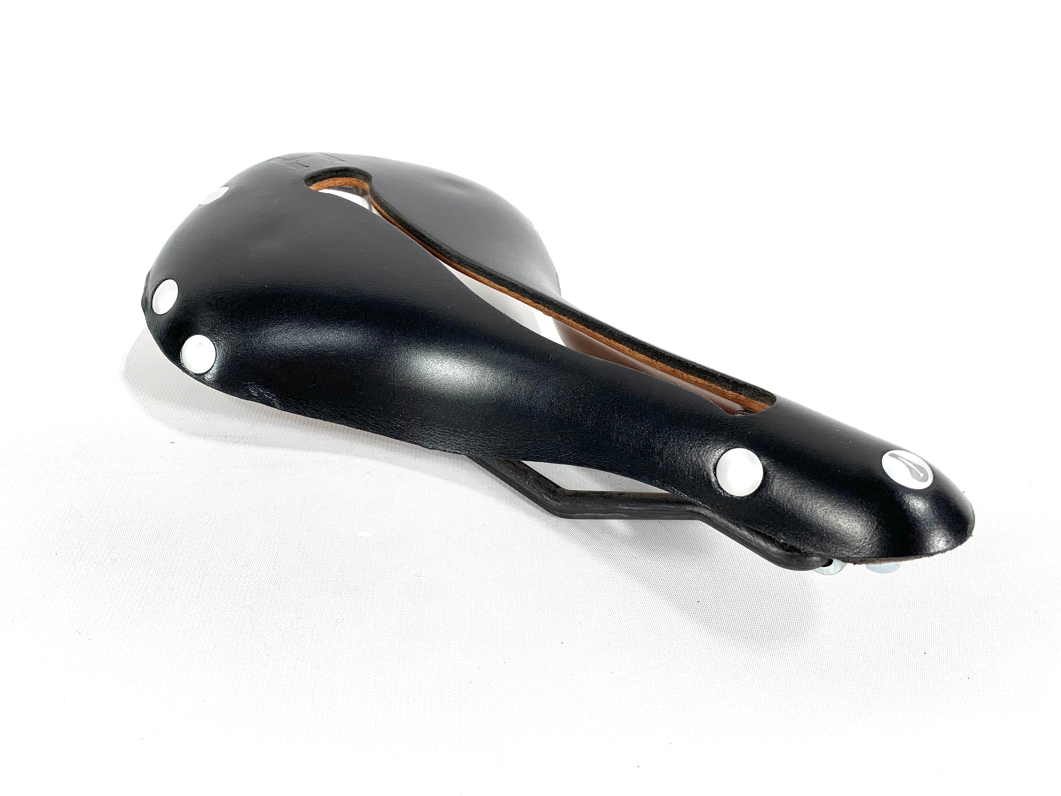 Selle Anatomica H2 Black Leather Saddle w/ Carbon Rail