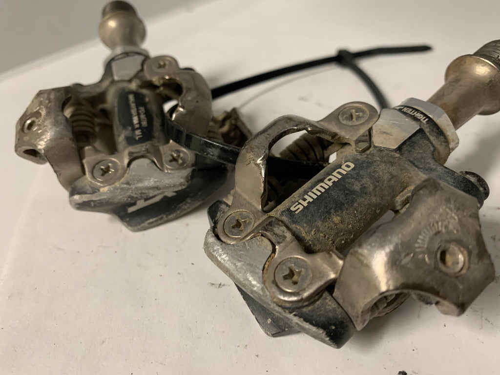Shimano XT PD M780 Clipless MTB Pedals 9 16 Spindle Orange County Cyclery