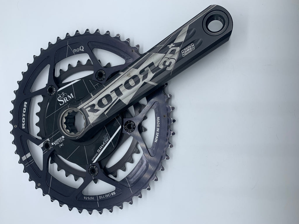 server kroeg Ongehoorzaamheid SRM Rotor Power Meter 50/34t Rotor Chainrings Crankset 165mm 11 Speed –  Orange County Cyclery