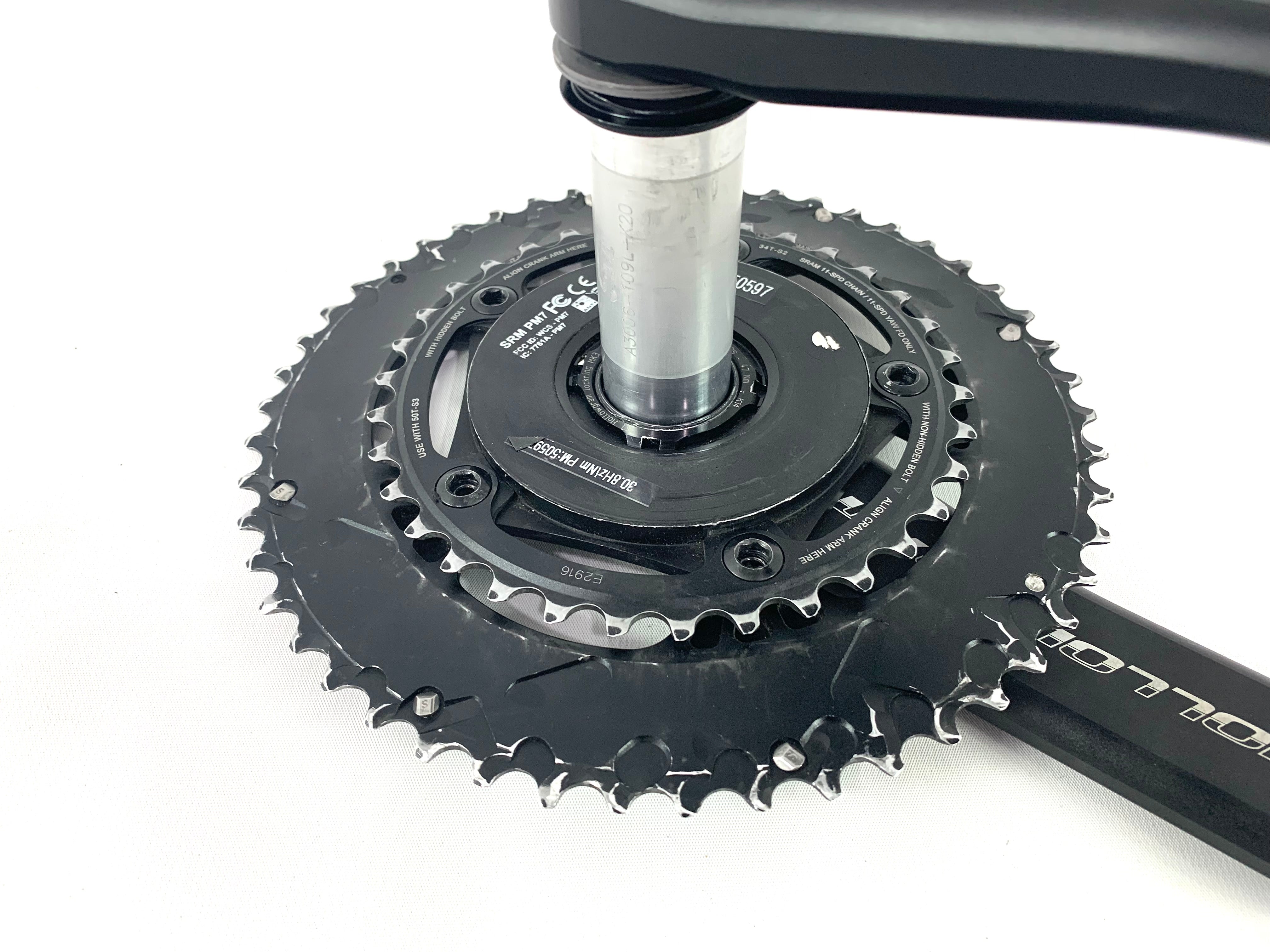 SRM bb30 Cannondale パワーメーター セット Cannondale Si SRM Power Meter Crankset 50/34t Sram Chainrings